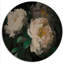 Pivoine blanche sur fond noir I - Art mural en bois pivoine florale - Bois de pin naturel-1723422798