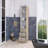 Preston Linen Cabinet, Three Shelves, Four Drawers