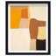 Tawny Hues I Shadowbox Abstract Print by Oliver Gal, Black Frame, 16 x 20-549095065-549095064