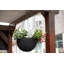Ensemble de 2 pots à fleurs suspendus en résine-976594749