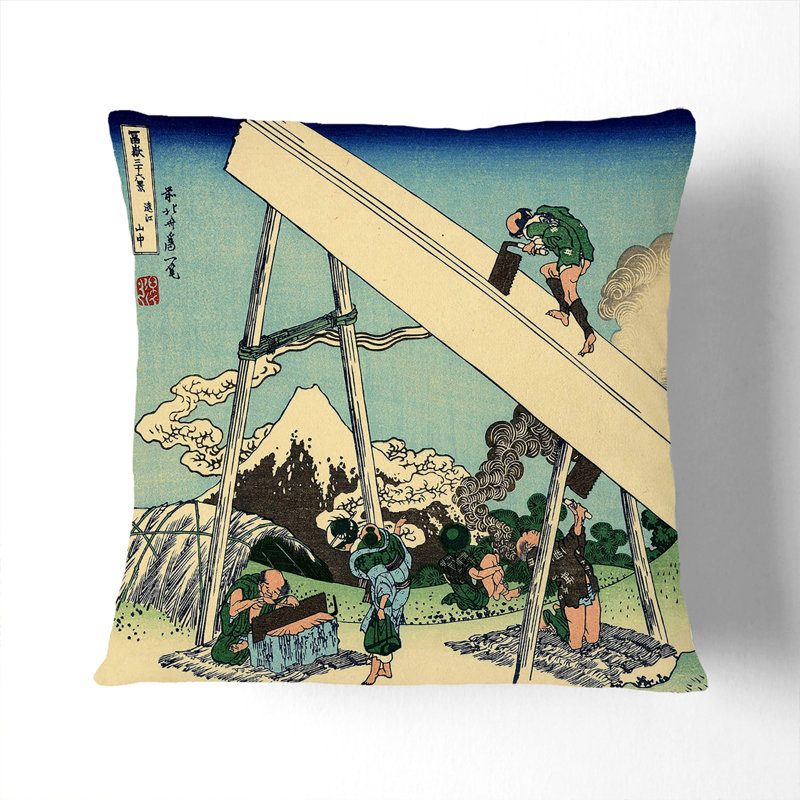 Square Throw Cushion, 40cm H x 40cm W x 15cm D