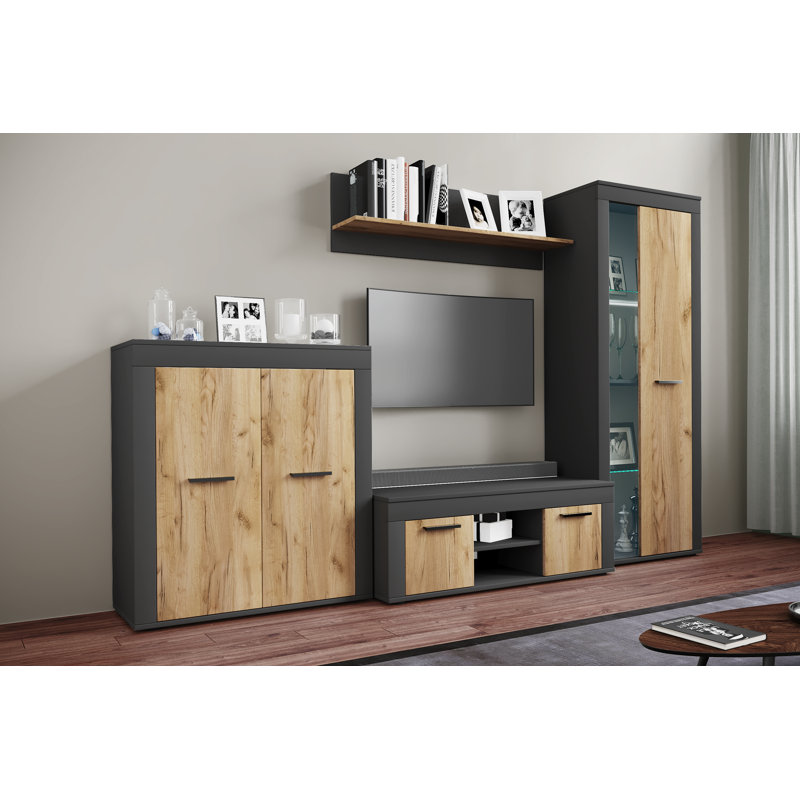 Mykia Display Cabinet, Anthracite