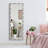 Hollywood Full Length Mirror With Lights Full Body Vanity Mirror With 3 Color Modes Lighted Standing Floor Mirror For Dressing Room Bedroom Wall Mounted Touch Control Silver 63"X24"