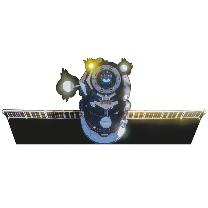 «Russe Progress 75 Cargo Spacecraft Carton Standup»