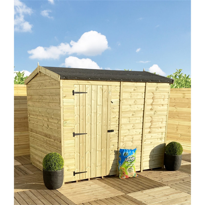 Armona 4 ft. W x 3 ft. D Solid Wood Garden Shed