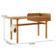 Bureau moderne en bois de cerisier Burlywood-755129506