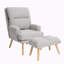 Fauteuil d'appoint avec repose-pieds Deeda-441211543