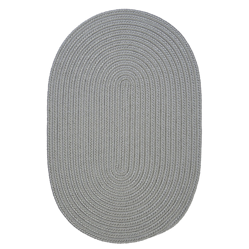 Tapis intérieur / extérieur gris Mcneel, Ovale 2 pi 3 po x 3 pi 10 po