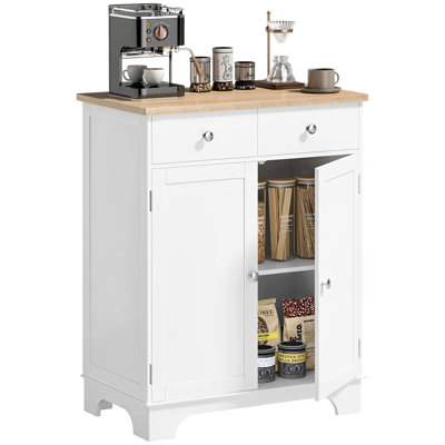 Richards 68 cm W Kitchen Island with Solid Wood Top
