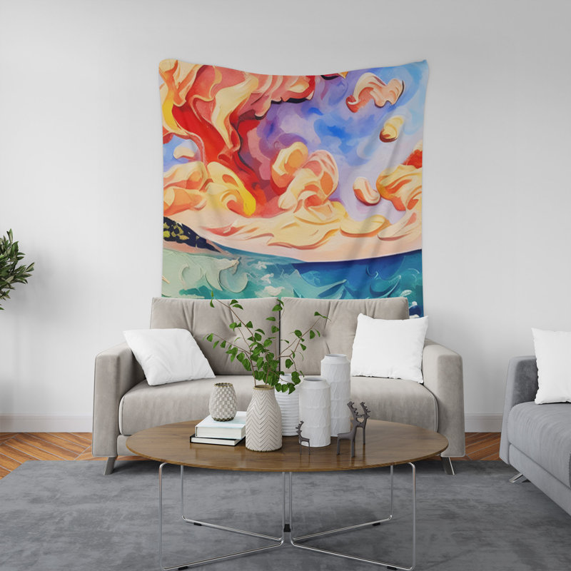 Tapisserie murale, H 60 po x l 51 po