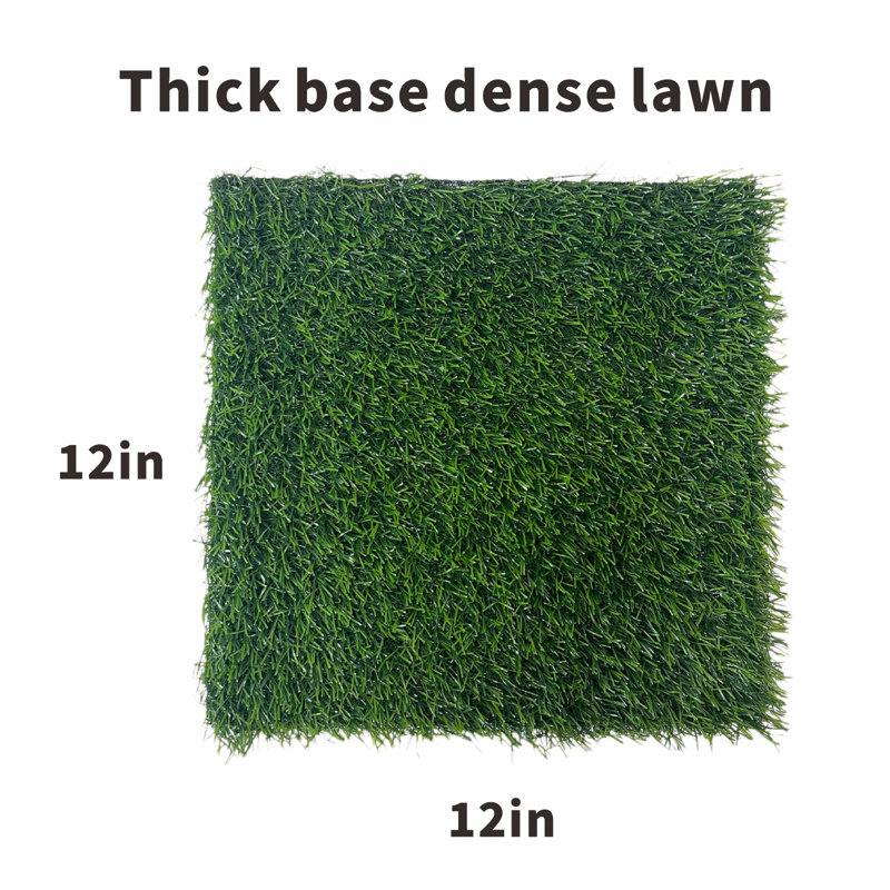 12" X 12" Interlocking Artificial Grass Turf Panels(set Of 36)