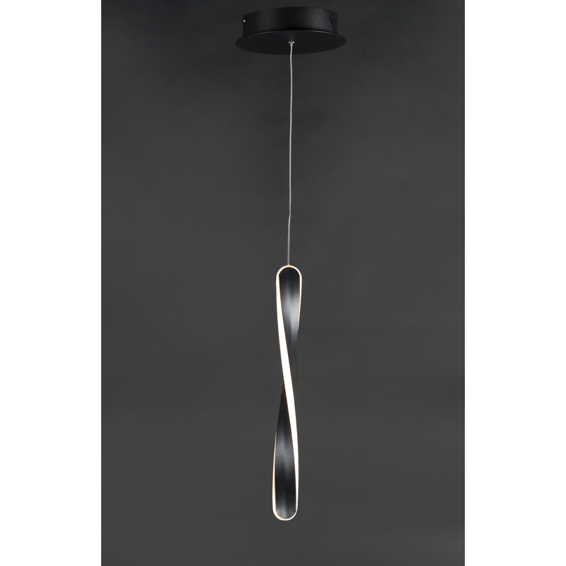 Streetman 1 - Light Black LED Unique/Statement Pendant