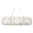 Bask Crystal Linear Pendant - 48"W - Gold Dust