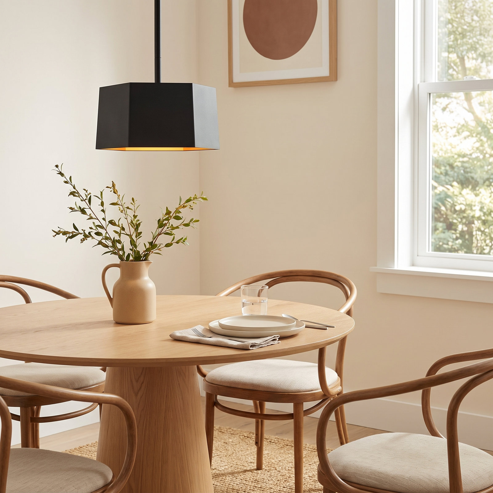 Allo Single Light Metal Dimmable LED Pendant