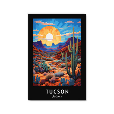 Analysa Tucson, Arizona, sur plastique / acrylique