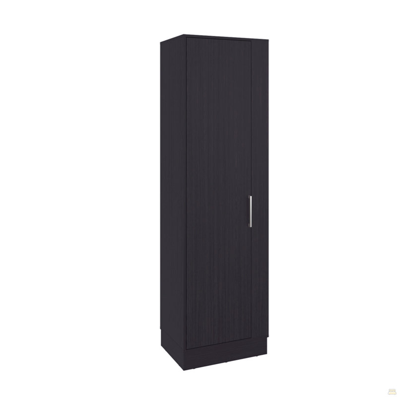 Armoire de rangement Manika, blanchisserie, noir