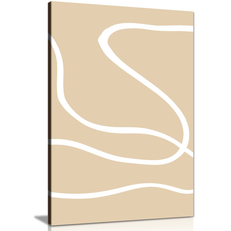 Line Art Minimalist - Wrapped Canvas Print, 91cm H x 61cm W