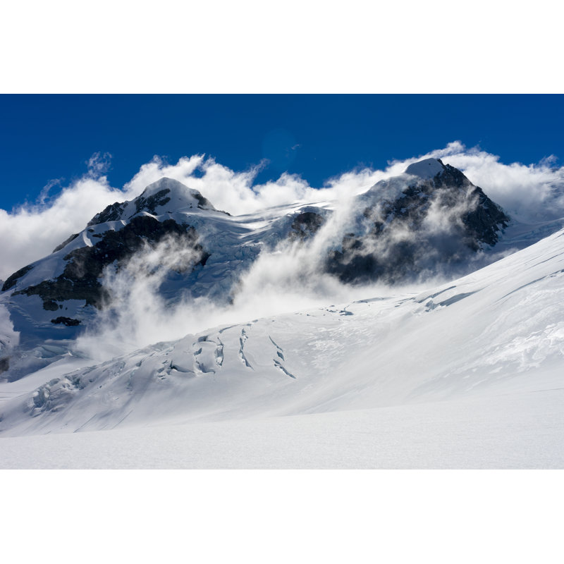 Snowy Mountains by SergeyNivens - Wrapped Canvas Print, 30cm H x 46cm W