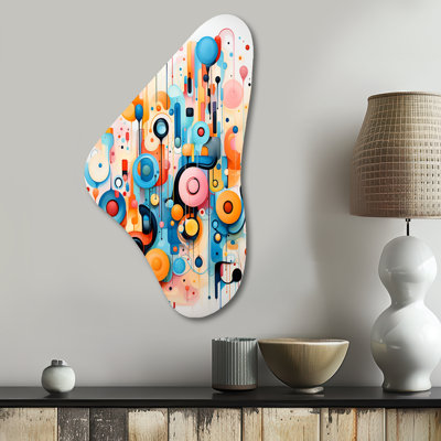 Cheryllee - art mural asymétrique en forme de Boomerang