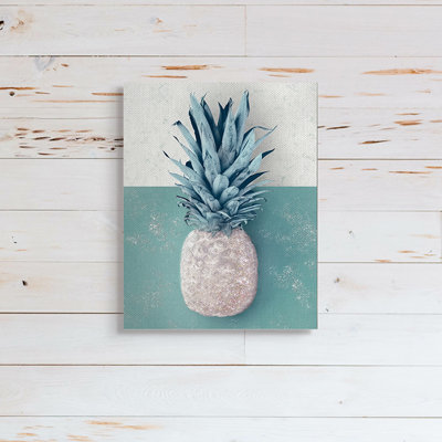 " Tropical Pineapple Fruit Muted "