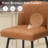 Kamor Swivel Upholstered Faux Leather Counter Stool-106647211