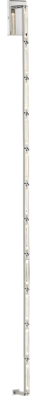 Catena Sconce, Polished Nickel, 3000, 59.2" H x 0.8" W x 0.9" D