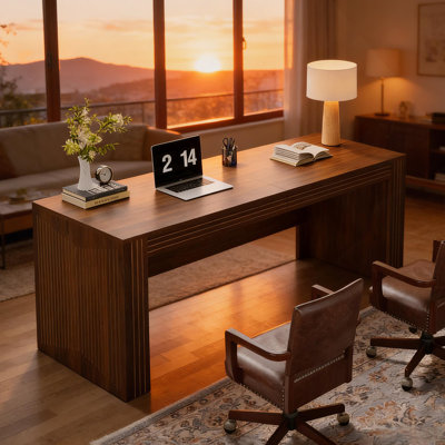 Bureau de direction de conception minimaliste, bureau d'ordinateur, bureau d'écriture élégant
