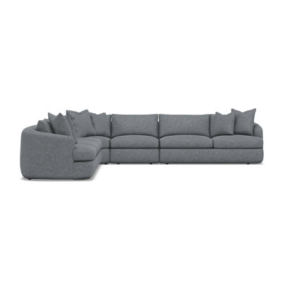 Jules Fabric 5 Pc Sectional
