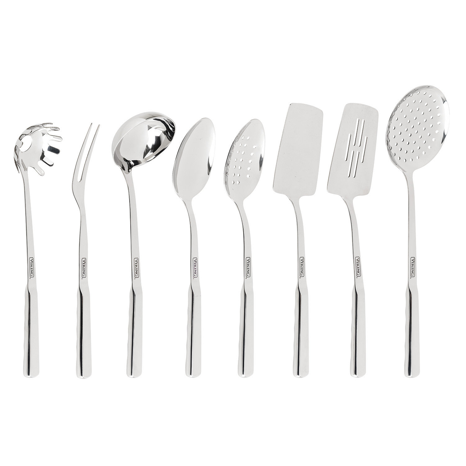 Viking Stainless Steel 8 Piece Utensil Set & Reviews | Birch Lane