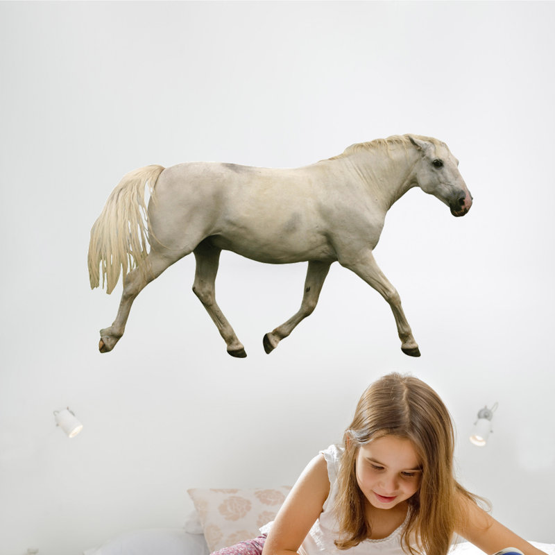 Adhésif décoratif blanc Mustang, H 28 po x l 48 po