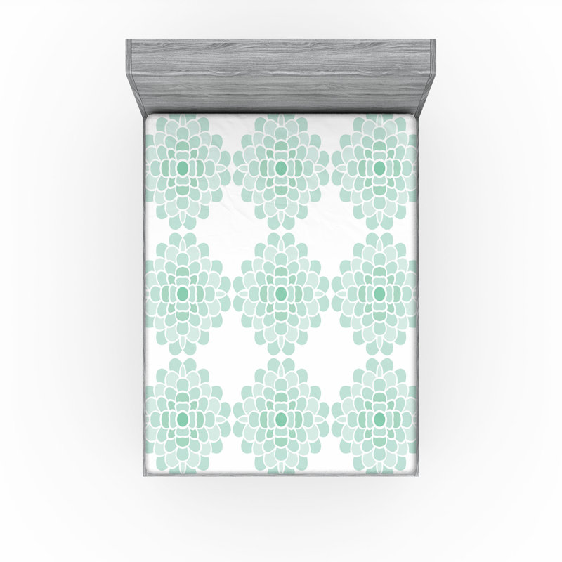 Drap-housse bleu marine Ambesonne, Ensemble de draps pour lit très grand californien