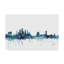 « tampa floride blue blue horizon », reproduction d’impression sur toile tendue-2006845751