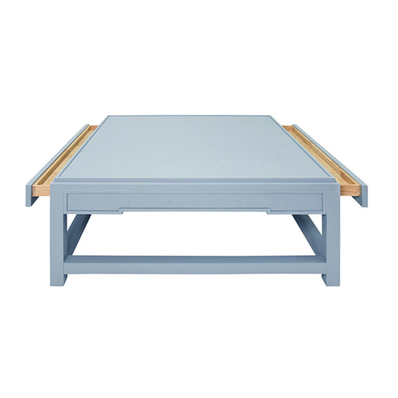 Locklin Coffee Table, Blue