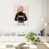 Toile avec cadre blanc