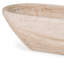 Bol ovale en bois massif naturel de 26 po
