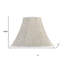 Abat-jour cloche en lin gris clair