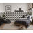 120-Inch Wide Two-Tone Green and Cream Checkered Half-Wall Decal, 48-Inch High-813227198-813227187