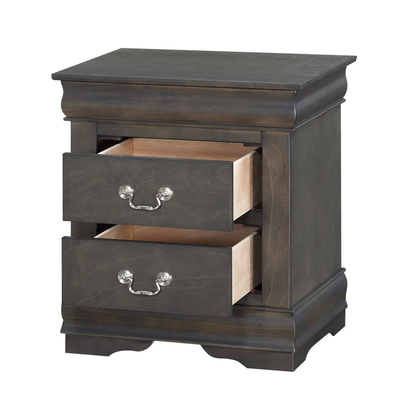 Table de chevet Traditional, Dark Grey