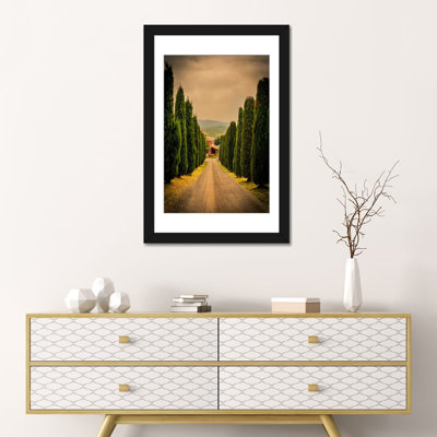 Val d’orcia, tuscany, impression sur toile
