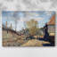 Le ruisseau Robec, Rouen, 1872 - Toile tendue avec châssis-1201020778
