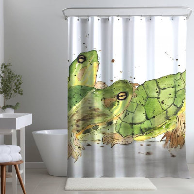 Brintley – Polyester Shower Curtain, Dye Sublimation Print, 71" W × 74" L