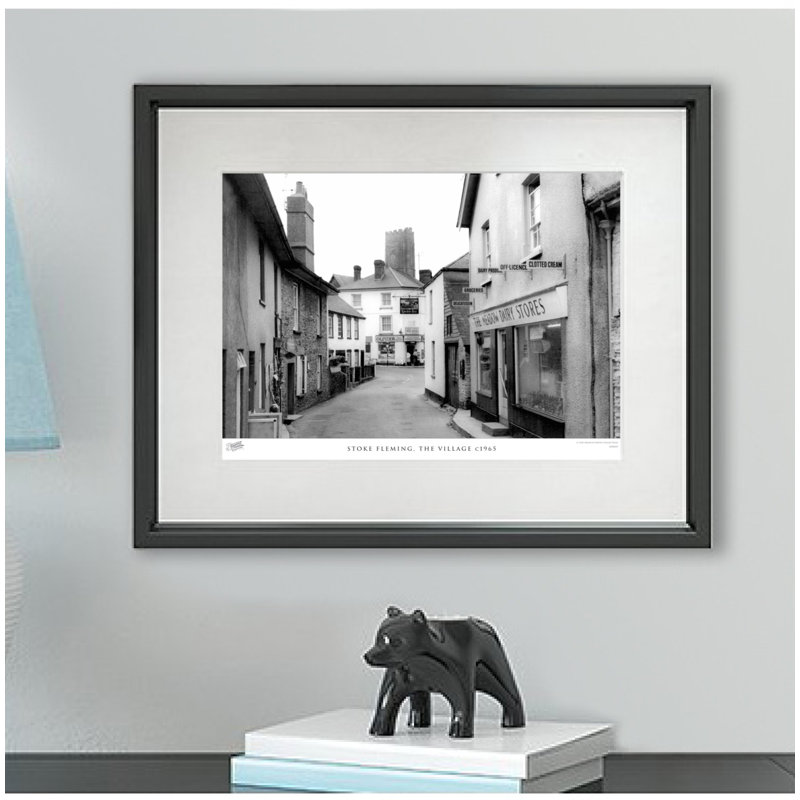 Stoke Fleming, The Village C1965 by Francis Frith - Single Picture Frame Print, 60cm H x 80cm W x 2.3cm D