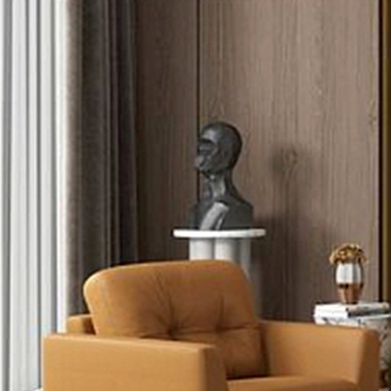 Chaise en cuir Radwan