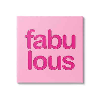 Bd-630_CN "Bold Pink Fabulous" par Martina Pavlova sur toile