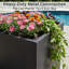 Boîte à fleurs en métal avec trous de drainage Giorgi-45542382