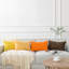 Coussin décoratif en velours côtelé rayé, coussin décoratif texturé de couleur unie-128824430-128824446-129024975