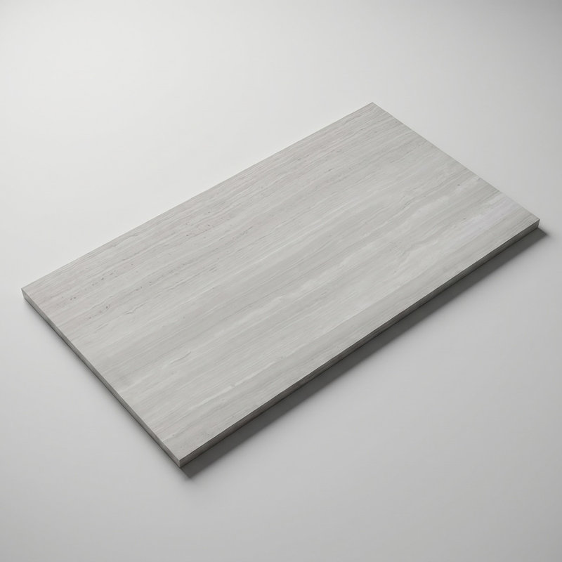Athens Grey Light Polished 12x24 Limestone Tile