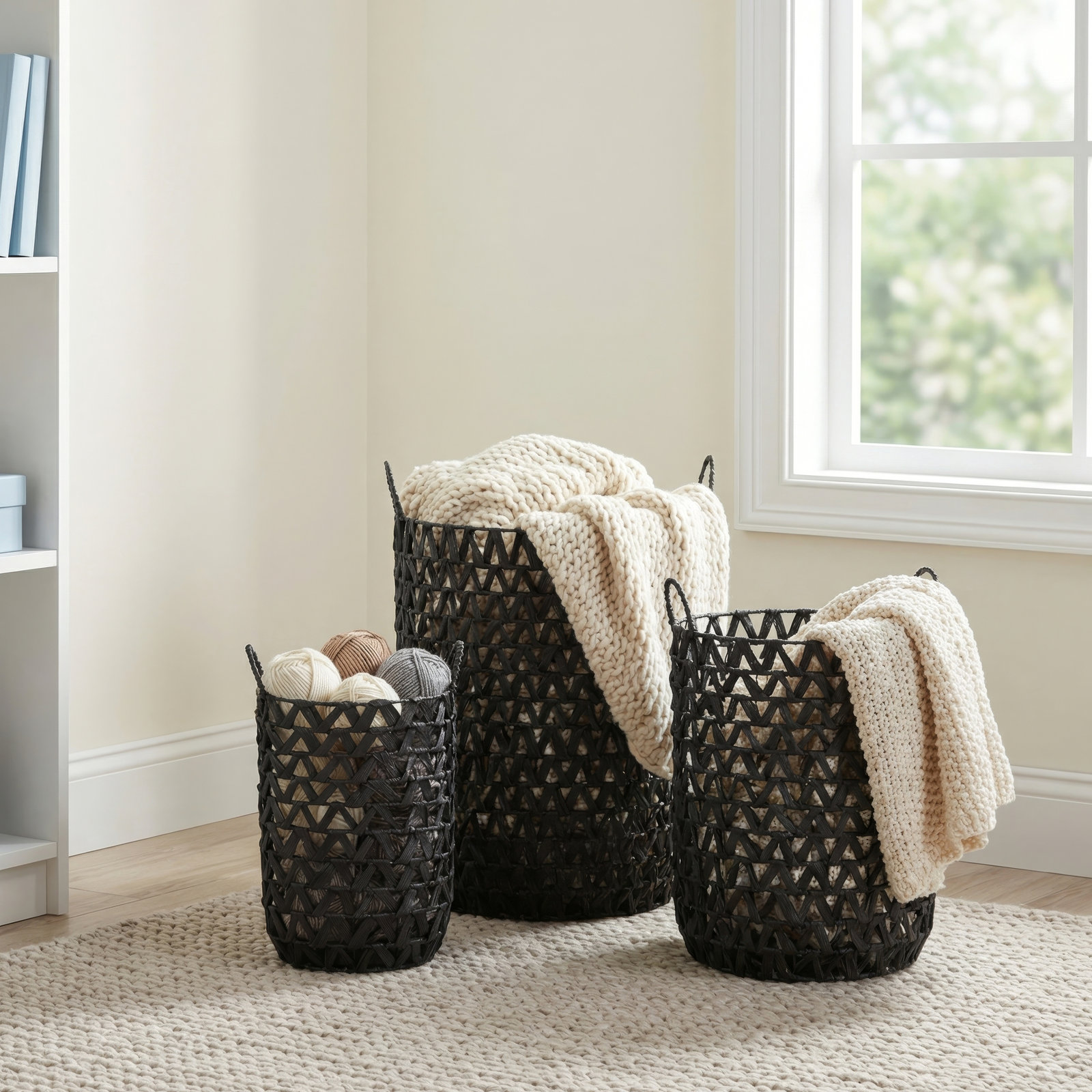 Agra Handmade Seagrass Decorative Basket