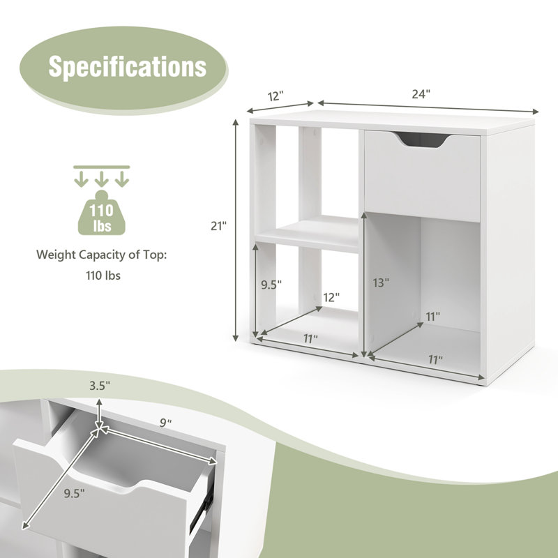 Brendt Storage Bookcase