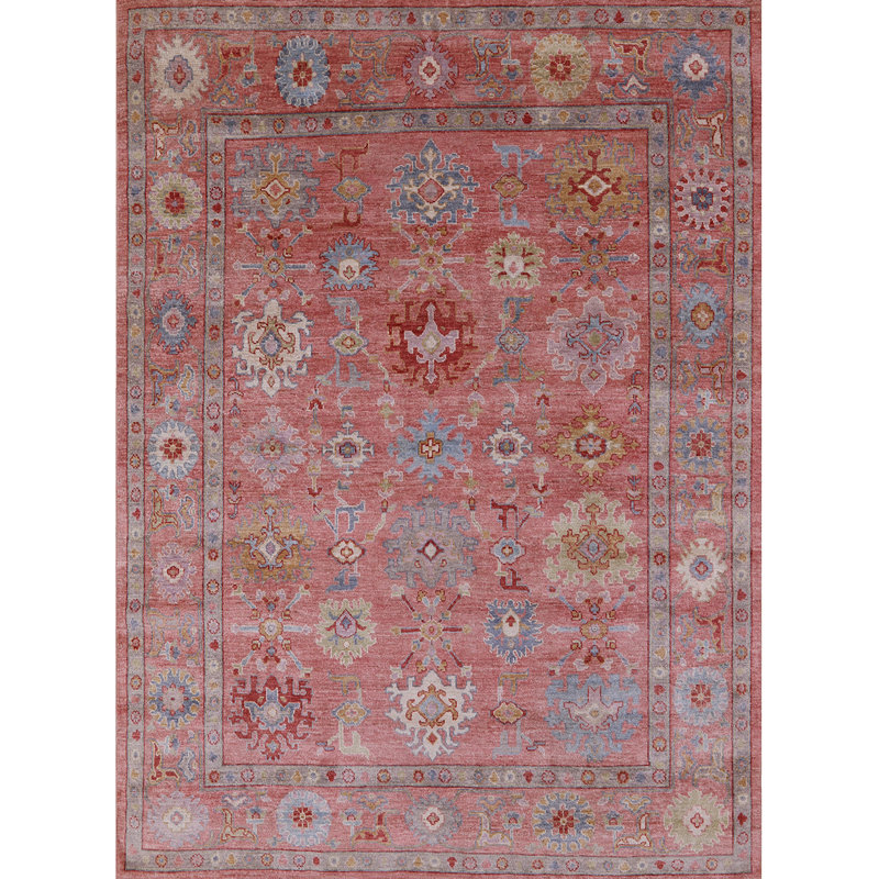 Tapis rose Rover, Carré 8 pi